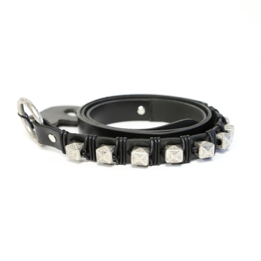 NWT Antoniazzi Firenze genuine leather belt boho gipsy festival bohemian metal